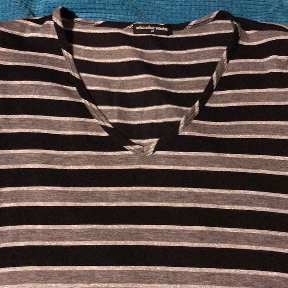 Cha Cha Vente metallic stripe top - Picture 3 of 8